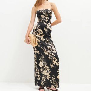 Reformation - Frankie Silk Dress